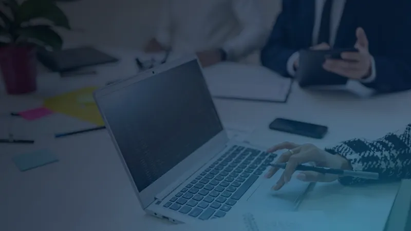 Abstract flow connecting finance and supply chain nodes